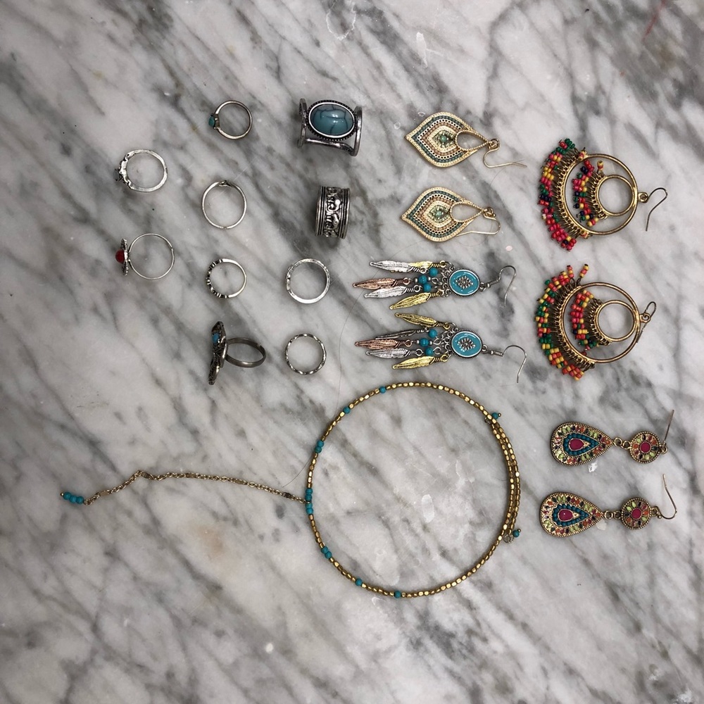 Boho jewelry set